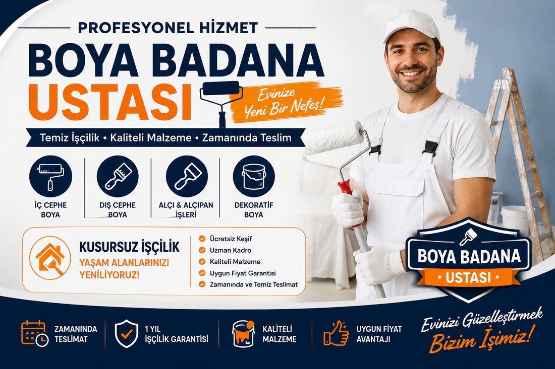 Mevlana boya badana ustası – profesyonel boyacı